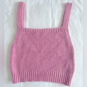 Zara  crop tank top 🩷